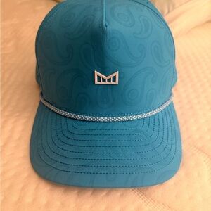 Blue Patterned Melin Cap
